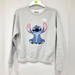Disney Stitch gray sweatshirt
Crewneck, Chenille Stitch size XL NWOT
